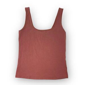 Skims Square Neck Tank Top Shirt Blush Pink AP-TNK-2516 Women’s Size Large